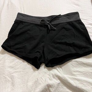 Champion Athletic womens black shorts, size L